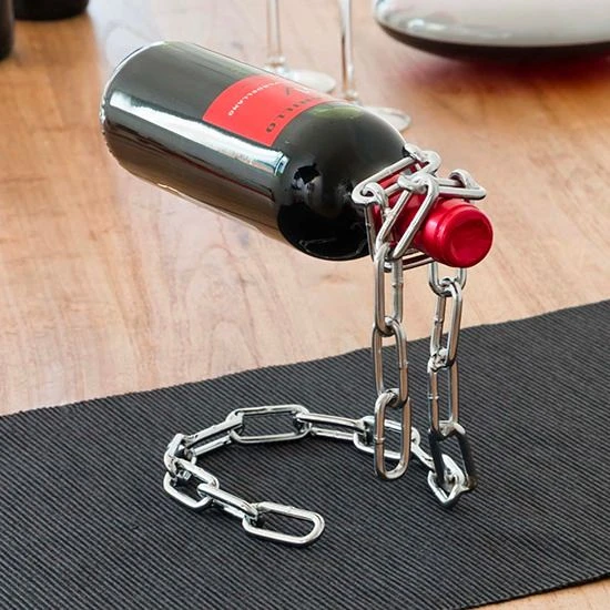 Stalak za vino u obliku lanca