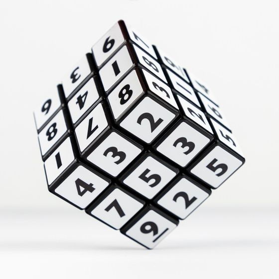 Sudoku kocka - bijela